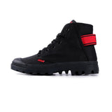 Palladium Mens Pampa Hi Dare Ii Shoes Black & Red