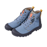Palladium Mens Pampa Hi Layer Zip Shoes In City Blue