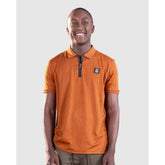 Soviet M Smooth Svt9088 Mens S/Slv Fashion Golfer Caramel