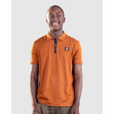 Soviet M Smooth Svt9088 Mens S/Slv Fashion Golfer Caramel