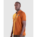 Soviet M Smooth Svt9088 Mens S/Slv Fashion Golfer Caramel
