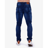 Soviet Mens Trooper #4 Skinny Leg Jeans In Indigo