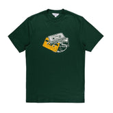 Ben Sherman Cassette Stack T-Shirt In Forest Green