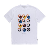 Ben Sherman Mens Target Shadow T-Shirt In White