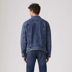 levis Mens Trucker Jacket In Medium Stonewash