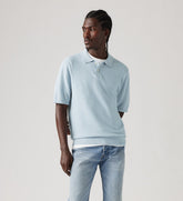 Levis Mens Knit Golfer In Nigra Mist