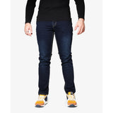 Soviet Mens Terminator #9 Slim Leg Jeans In Blue Black
