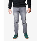 Soviet Mens Terminator #12 Straight Leg Jeans In Grey