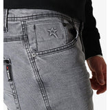 Soviet Mens Terminator #12 Straight Leg Jeans In Grey