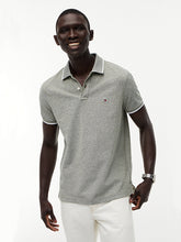 Tommy Hilfiger Mens Linen Pique Regular Golfers In Battle Green