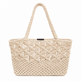 Mandi Crochet Bag In Cream