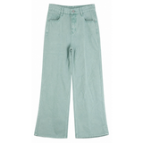 Mandi High Waist Straight Leg Jeans In Mint
