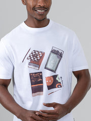 Ben Sherman Mens Match Box White T-Shirt