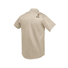 Boerboel Mens Kalahari Short Sleeve Shirt In Stone