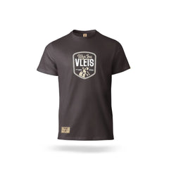 Boerboel Mens Cotton T-shirt In Charcoal