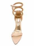 Miss Black Ladies Edge 4 Heels In Nude