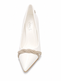 Miss Black Ladies Lola 20 Heels In White