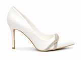 Miss Black Ladies Lola 20 Heels In White