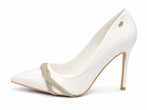 Miss Black Ladies Lola 20 Heels In White