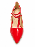 Miss Black Ladies Lola 2 Heels In Red