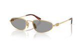 Miu Miu Ladies Sunglasses In Gold
