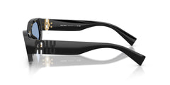 Miu Miu Blue Lens Suglasses For Woemn In Black