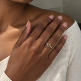 Bond Of Love Diamond Link Ring