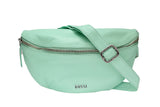 Bossi Womens Nadia Leather Cross Body Bag In Light Green