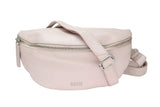 Bossi Womens Nadia Leather Cross Body Bag In Dusty Pink