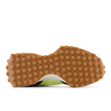New Balance Womens 327 Lifestyle Shoes In Black/Lime Green