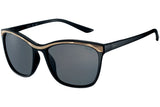 Elle Womens Sunglasses In Black & White Gold