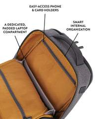 Hedgren Script Black Backpack + Rfid