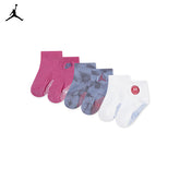 Jordan Girls 3-Pack Assorted Socks Cobalt