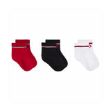 Nike Jordan Kids Diamond Inf/Todd 3Pk Ankle Socks In Gym Red