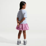 Nike Girls Lace It Up Boxy Tee T-Shits In Ghost