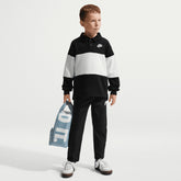 Nike Boys Club Ft Ls Rugby Golfers In Black