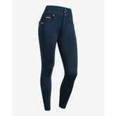 Freddy Womens Now1 High Waist Cropped Skinny Pants In Navy