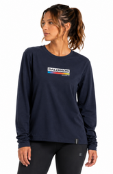 Salomon Womens Race Long Sleeves T-Shirt In Night Sky