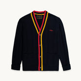 Tshepo Jeans Unisex Knitted Cardigan In Navy
