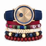Digitime Boys Watch 7 Bracelets Set In Navy Multi