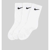 Nike Unisex Kiddies Basic 3 Pack Crew Socks In White