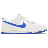 Nike Mens Dunk Low (GS) Sneakers In Summit White/Hyper Royal