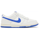 Nike Mens Dunk Low (GS) Sneakers In Summit White/Hyper Royal