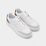 Replay Mens Notting Agency Shoes In White & Tan