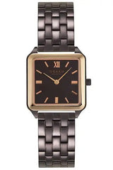 Obaku Walnut Square Watch For Women