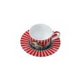 Olivia Princess 4 Cup & Saucer Set