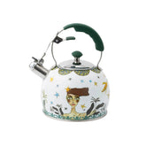 Olivia Princess Whistling Kettle In White Multi