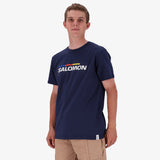 Salomon Mens Old Racer Ii Short Sleeves T-Shirt In Blue