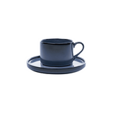 Omada Stonehues Cup & Saucer In Blue