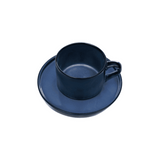 Omada Stonehues Cup & Saucer In Blue